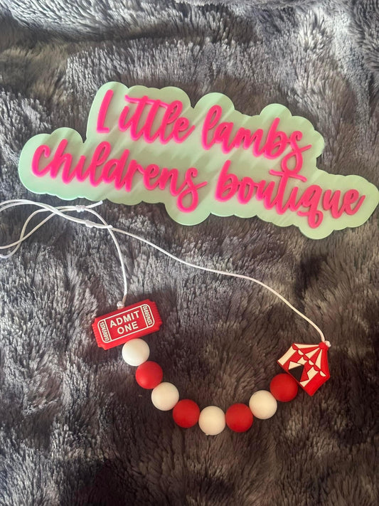 Circus silicone necklace