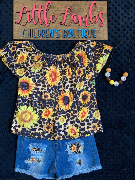 Sunflower short set
