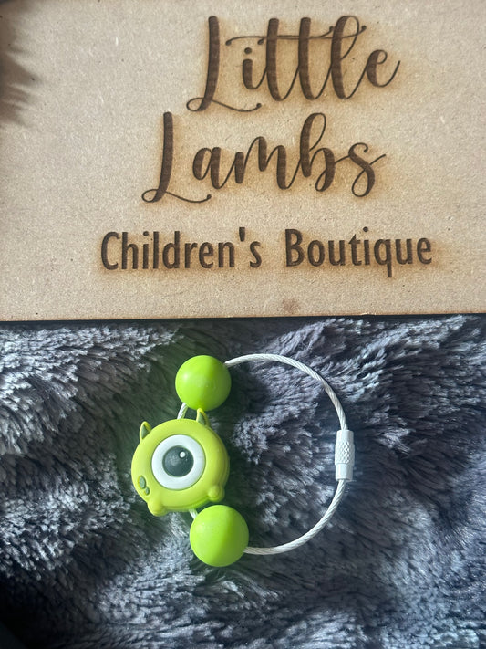 Beaded bag tags Monster