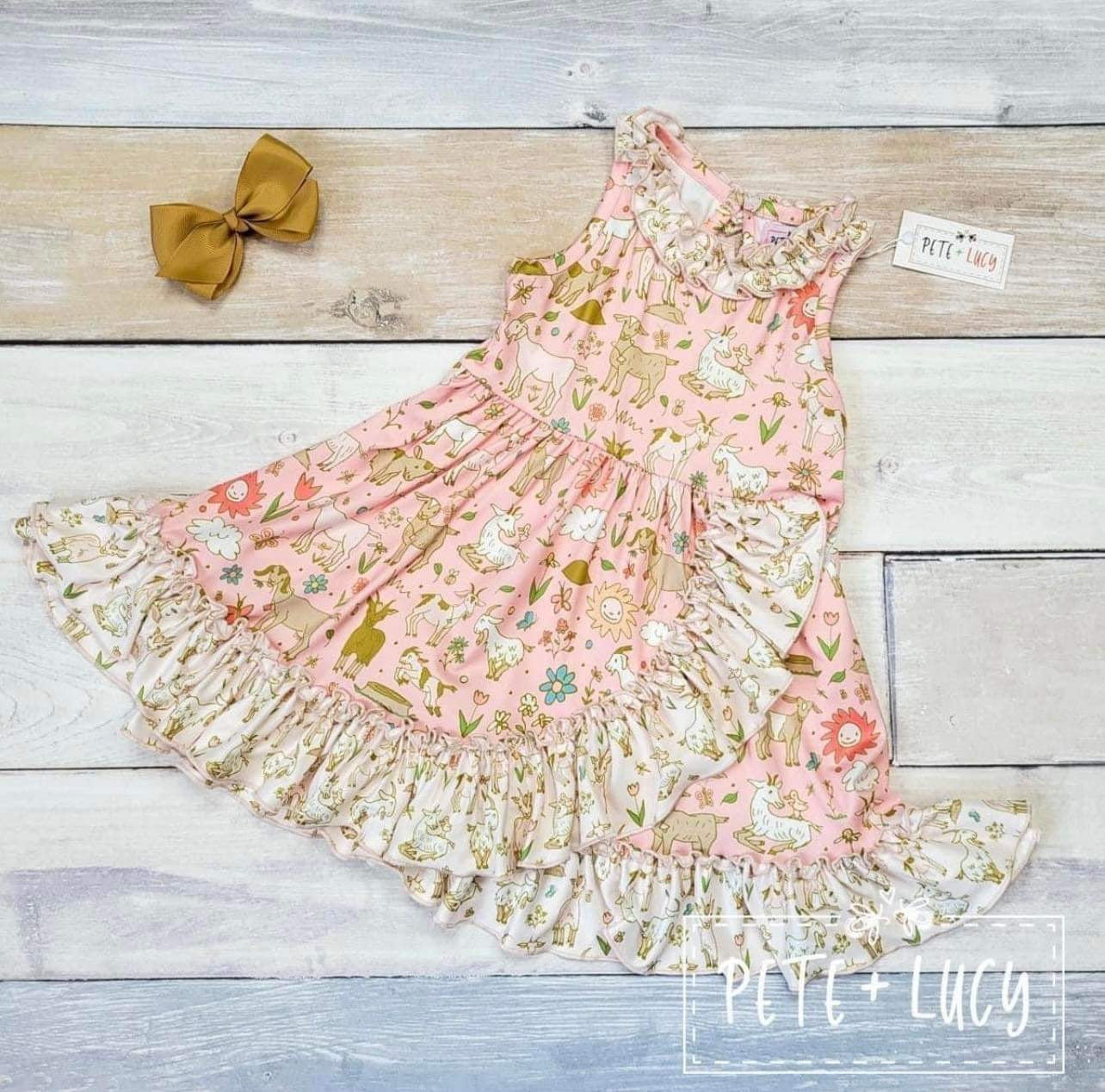 Pete and Lucy- Fun With Goats Dress