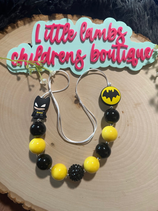 Silicone Batman necklace