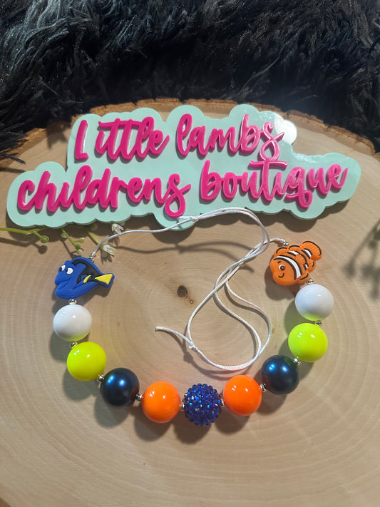 Silicone Nemo necklace