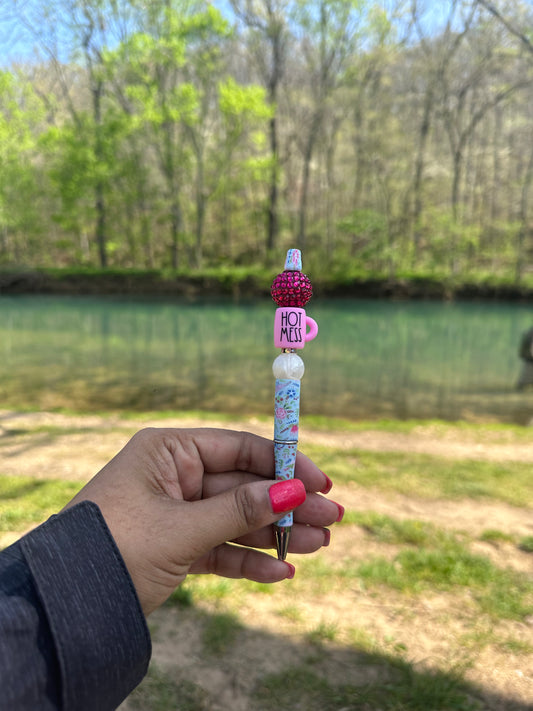 RTS pen - Hot mess with flower pen
