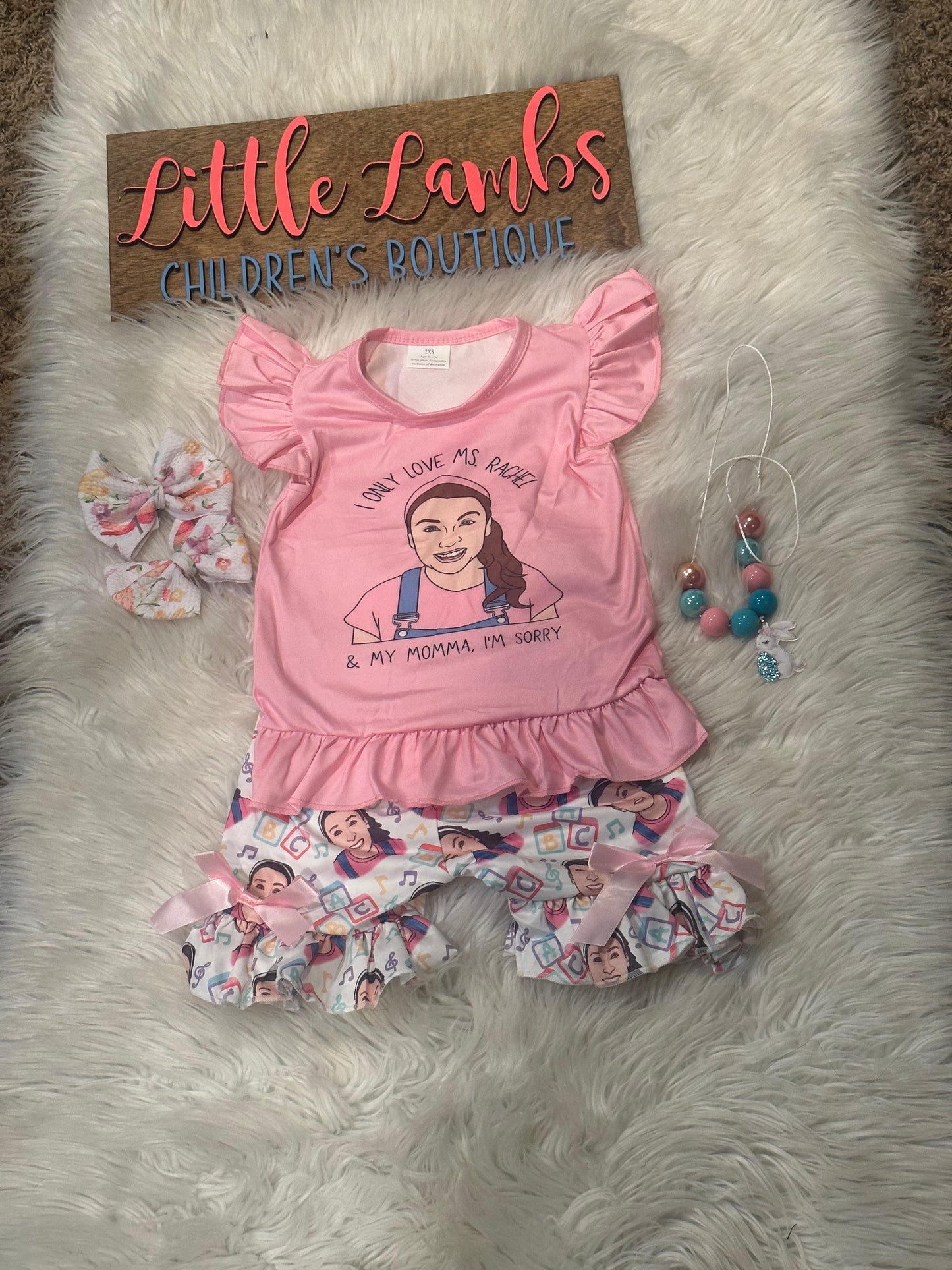 Ms Rachael short set custom