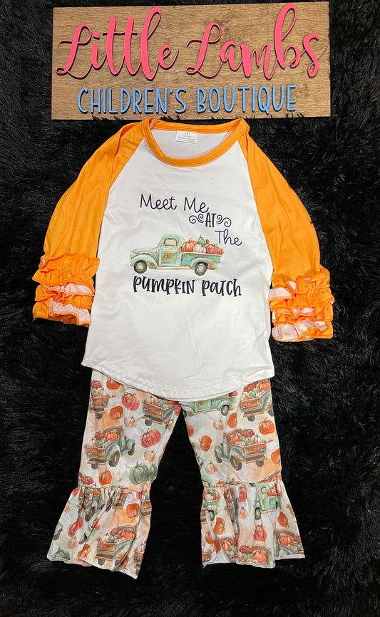 Pumpkin patch girls outfit