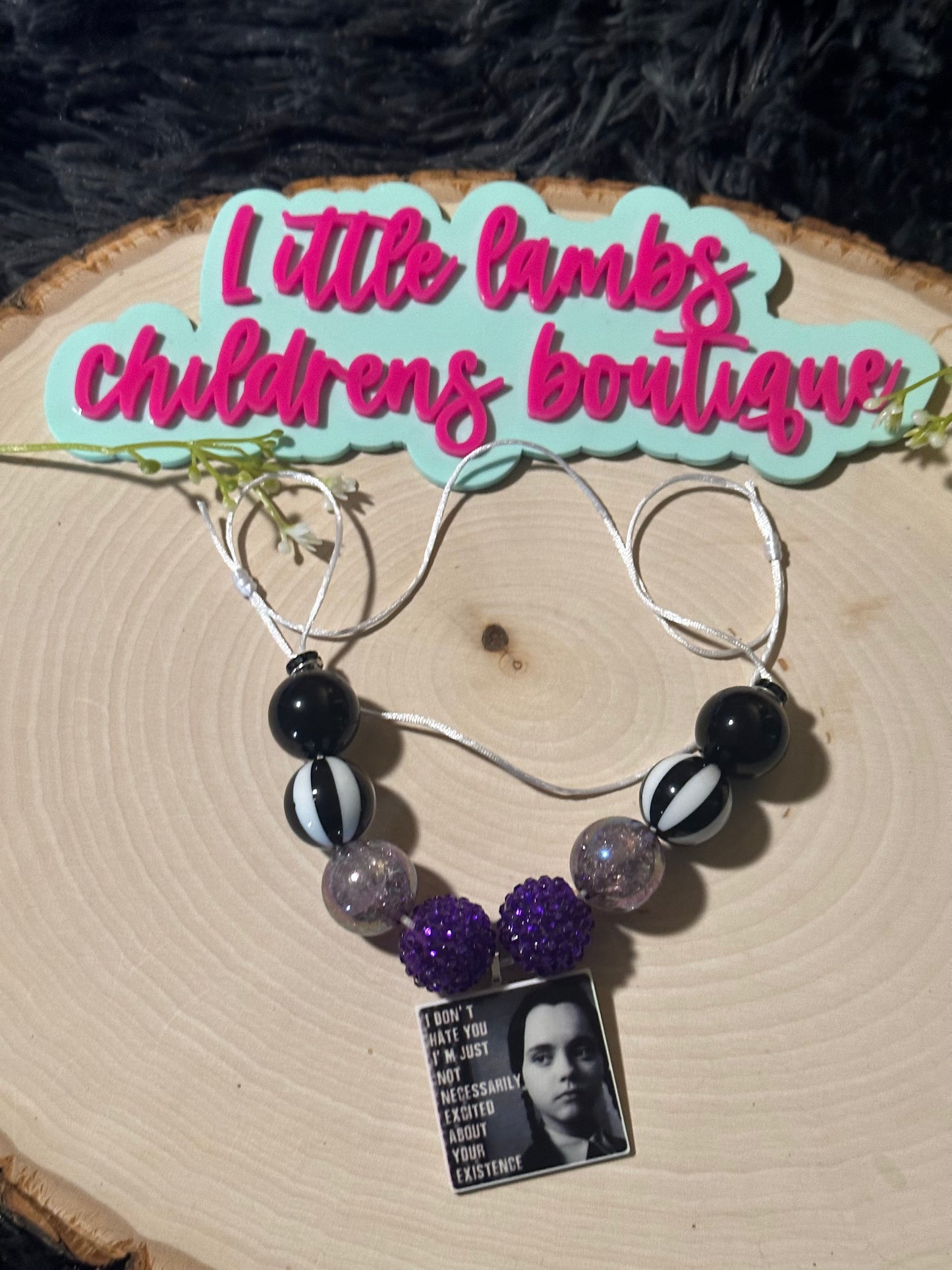 Necklace- Wednesday I don’t hate you