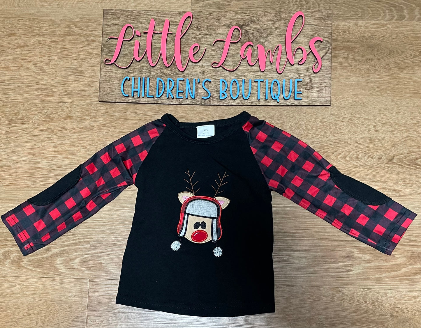 Boy reindeer shirt