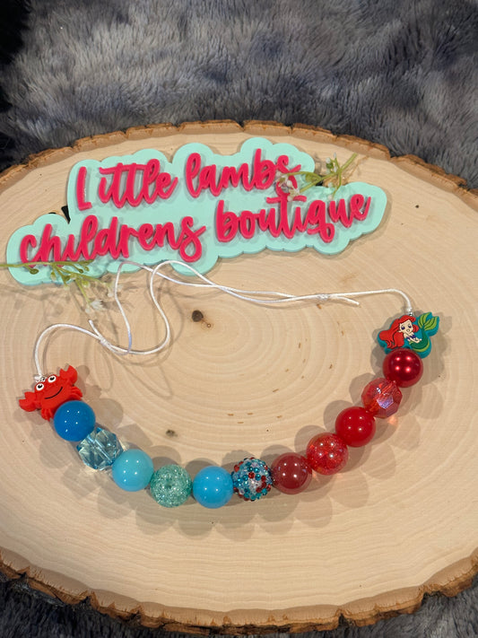 Silicone focal necklace-under the sea