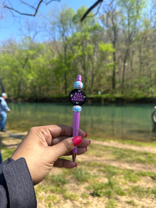 RTS pen - bad bitch purple with teal/purple