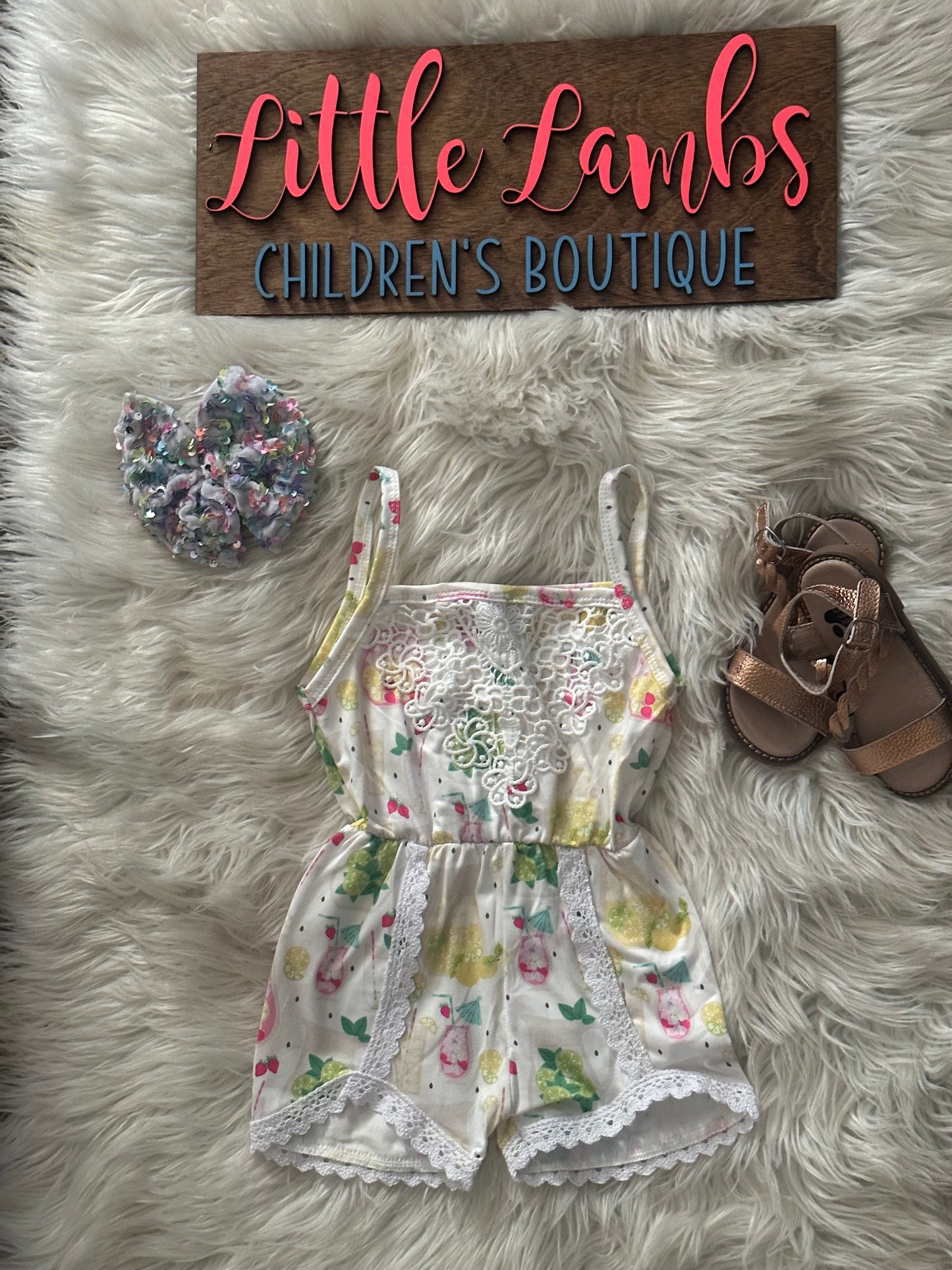 Summer Vibe citrus time romper