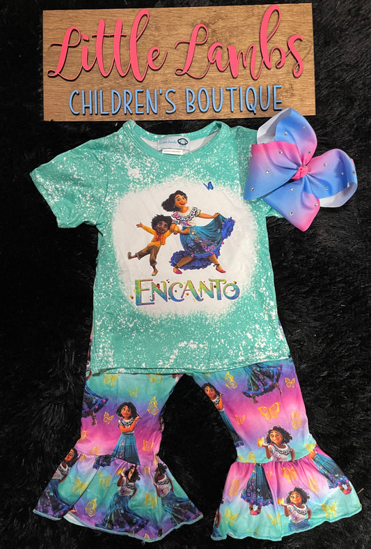 Mirabel Antonio teal outfit