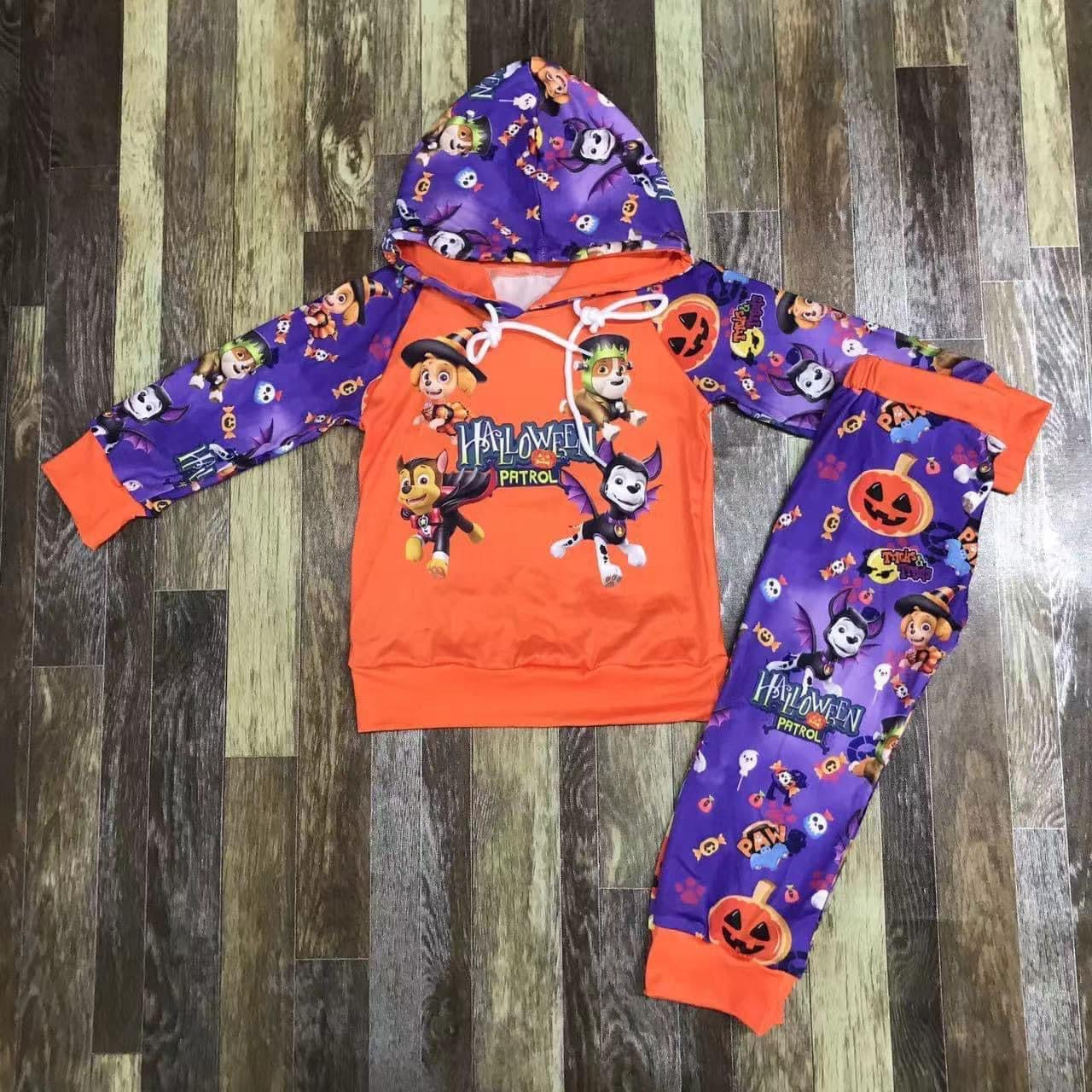 Boys Paw dog Halloween PJ