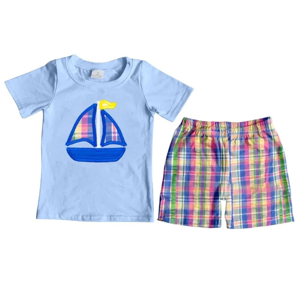 Sail boat short set