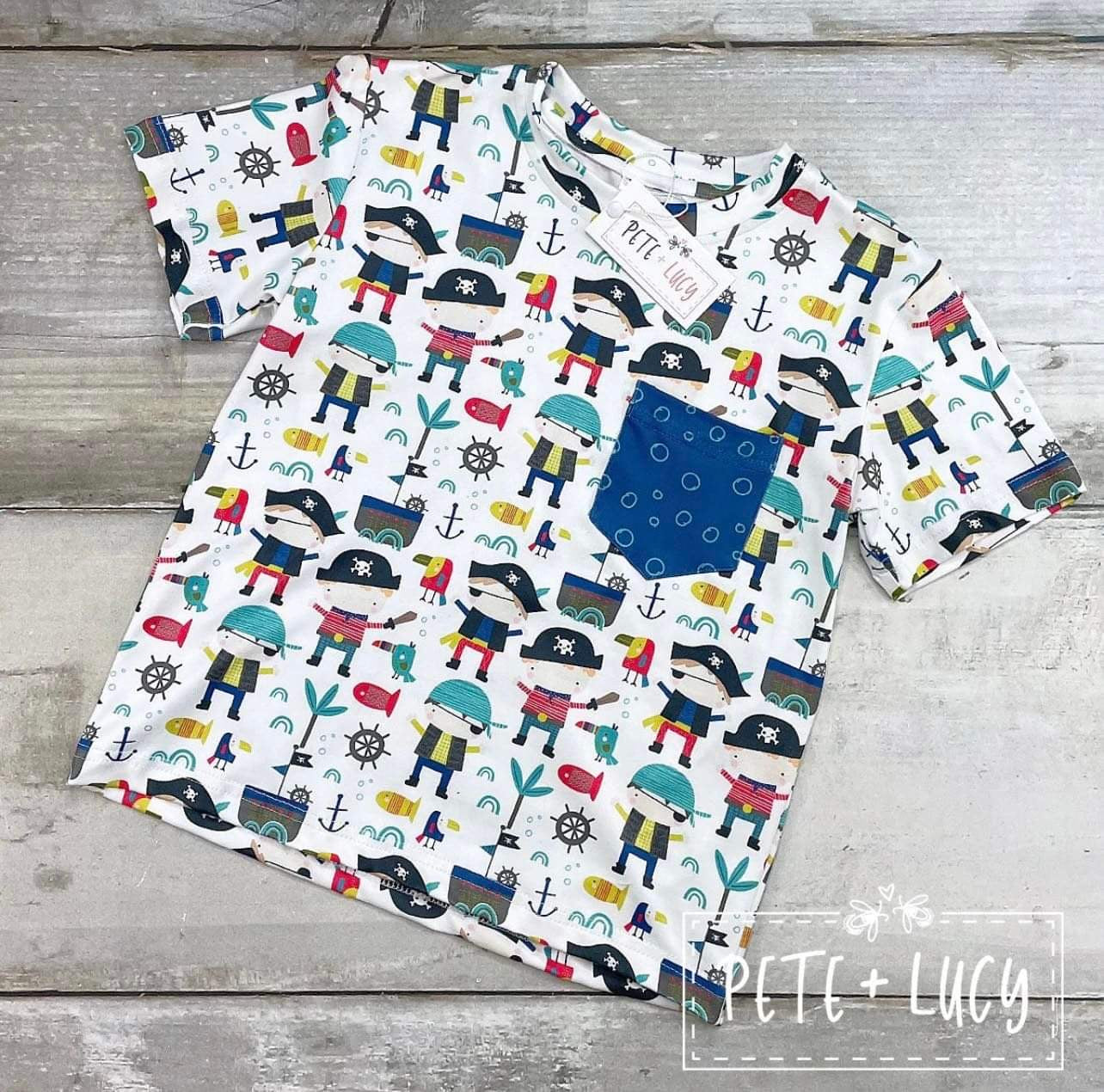 Pete and Lucy- Pirate Shirt