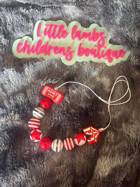 Circus bubblegum necklace