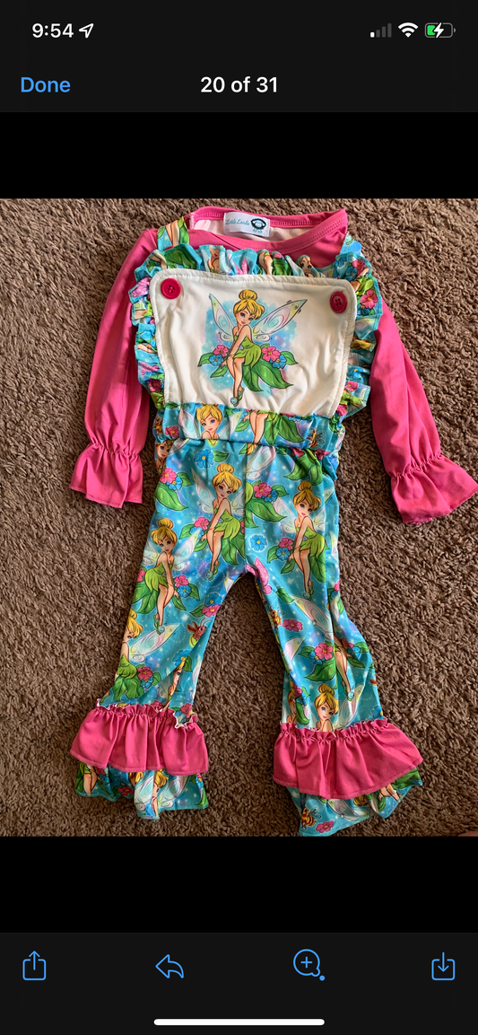 tinker bell overall