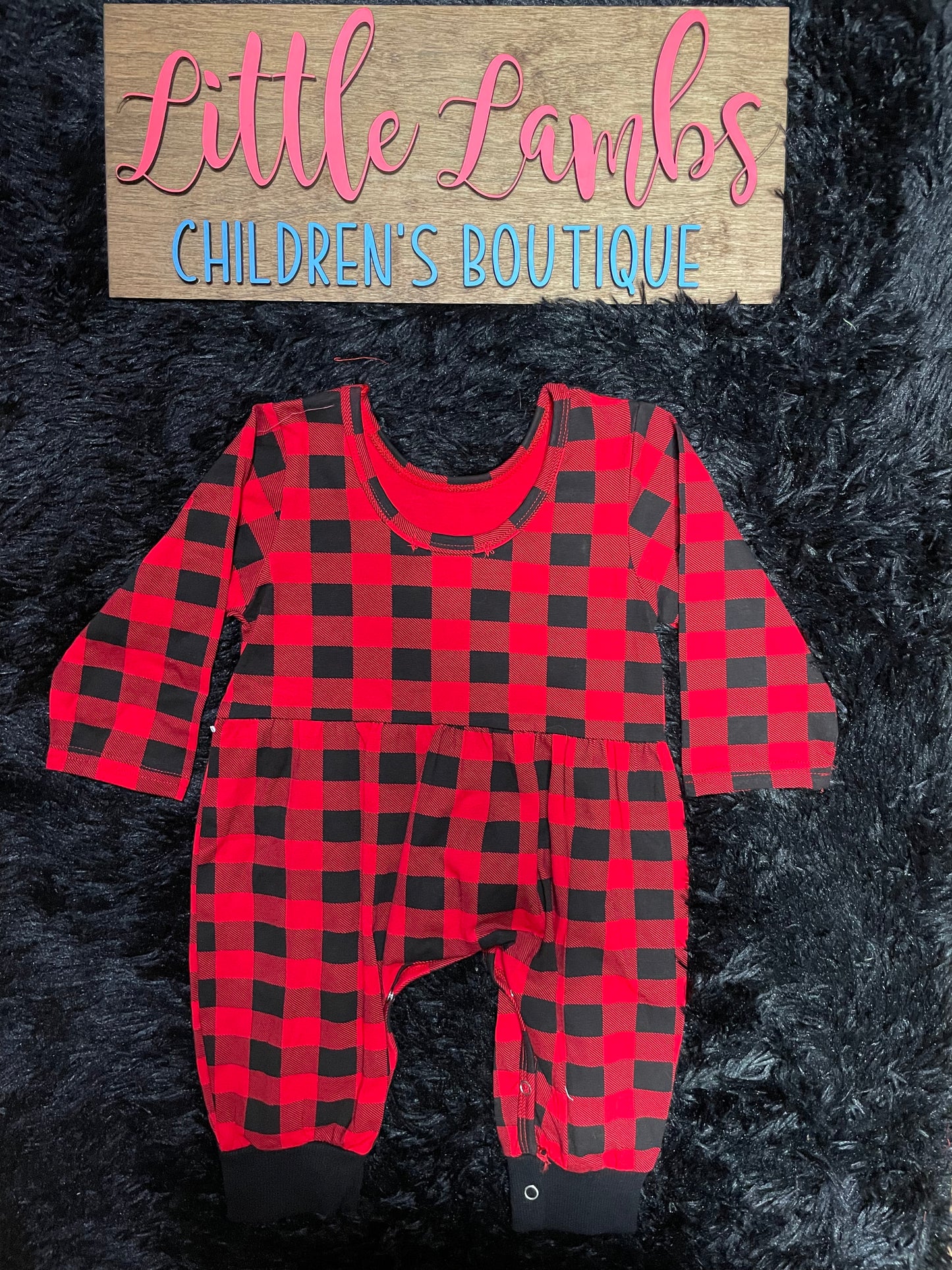 Plaid romper