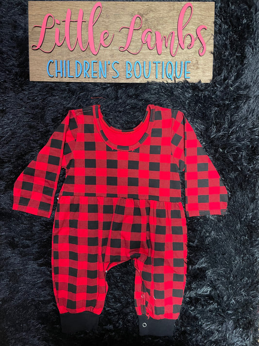 Plaid romper