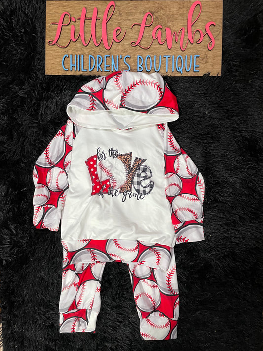 For the love of the game hoodie outfit