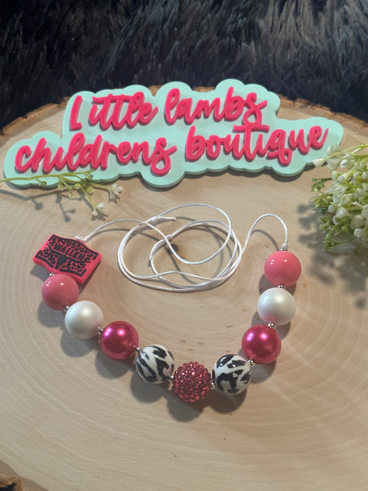 Silicone Wallen bubblegum necklace
