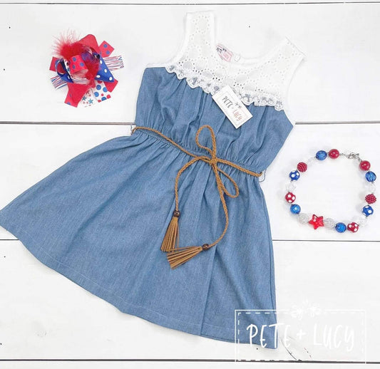 Pete and Lucy- Chambray Dress