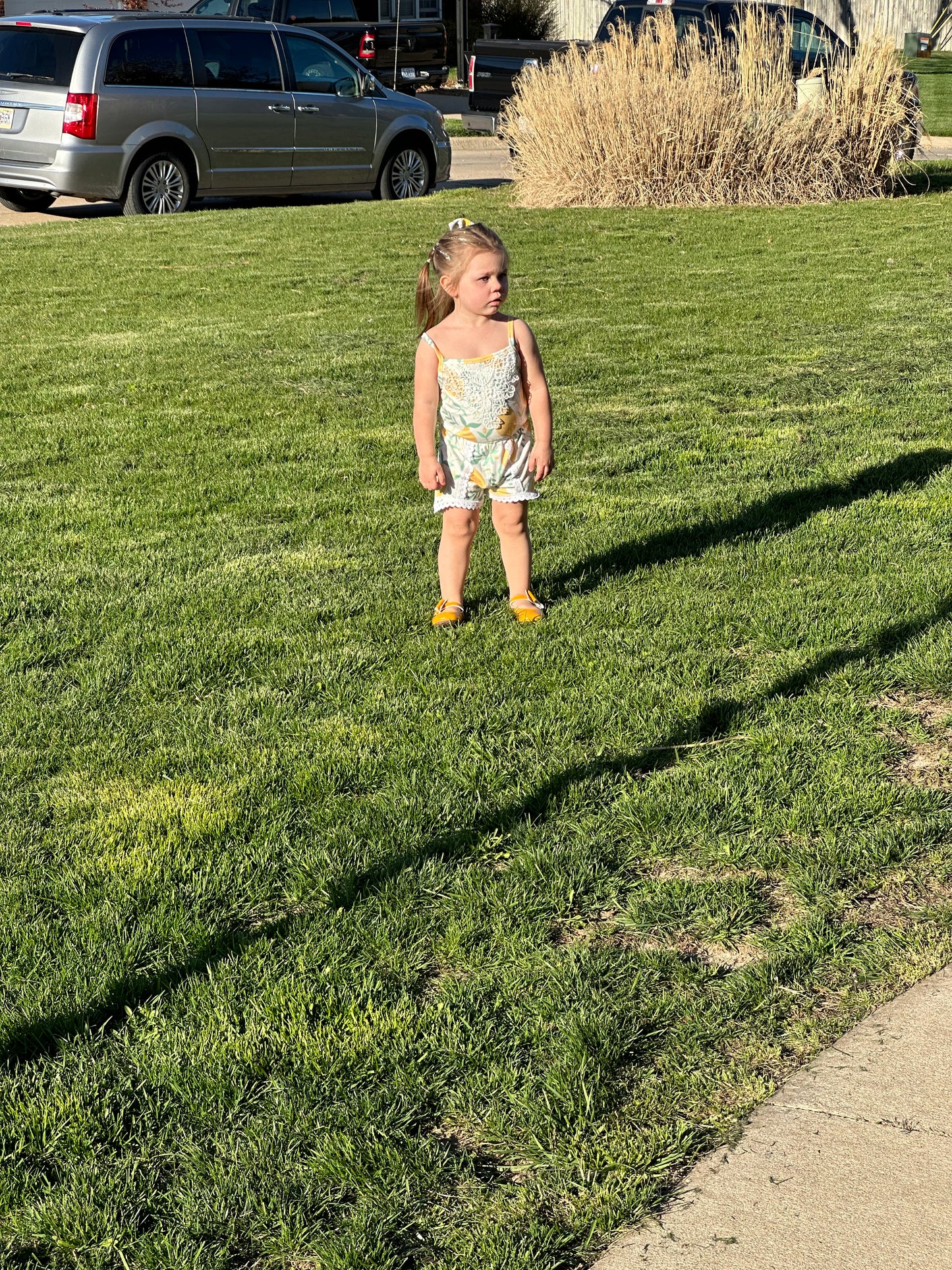 Summer vibe Lemon drop romper