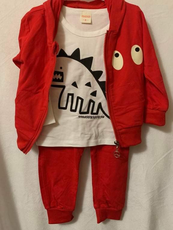Red dino 3pc set