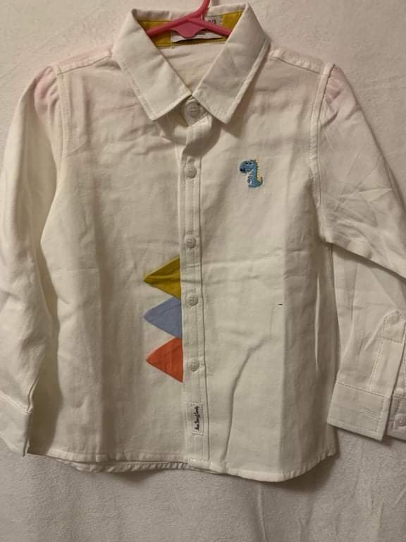 Dino button up